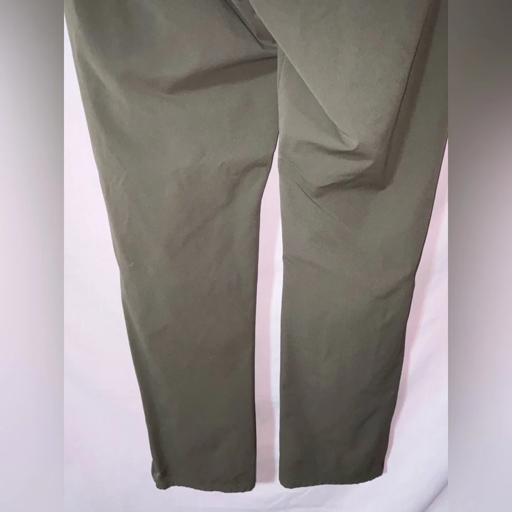 The North Face Olive Green Hiking Pants with Red Drawstrings - Picture 9 of 12